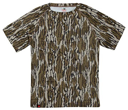 Mossy Oak Camo Shirts for Men- Short Sleeve Hunting Shirts for Men -Large- Original Bottomland- Mossy Oak Camo Shirts for Men- Short Sleeve Hunting Shirts for Men -Large- Original Bottomland-