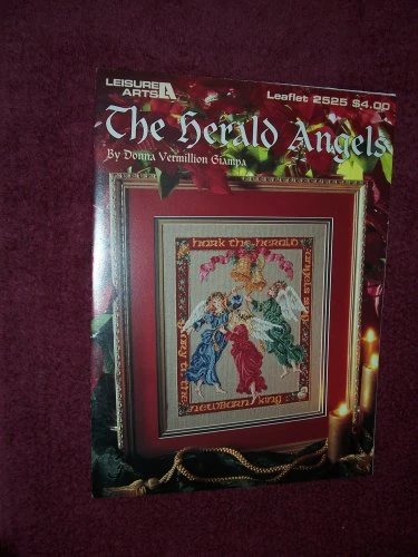 Herald Angels Counted Cross Stitch Chart