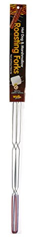 Campfire Hot Dog & Marshmallow Roasting Forks Sticks 8 Pack