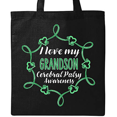 Inktastic I Love My Grandson Cerebral Palsy Awareness Tote Bag Black 3a429