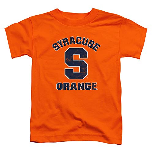 Syracuse University Official Syracuse Orange Logo Unisex Toddler T Shirt-Orange- 4
