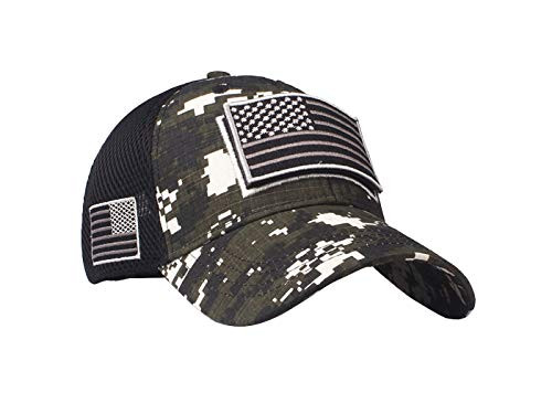 Anna-Kaci Camouflage Trucker Special Tactical Operator Forces USA Flag Patch Baseball Cap- Mountain camo- OneSize Anna-Kaci Camouflage Trucker Special Tactical Operator Forces USA Flag Patch Baseball Cap- Mountain camo- OneSize