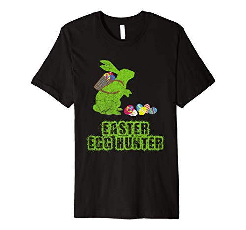 Easter Egg Hunt - Hunter Cute Rabbit Bunny  and  Basket For Kids Premium T-Shirt
