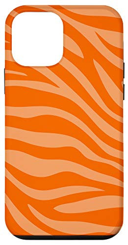 iPhone 12 mini Zebra Animal Print Pattern Orange Cute Phone Case