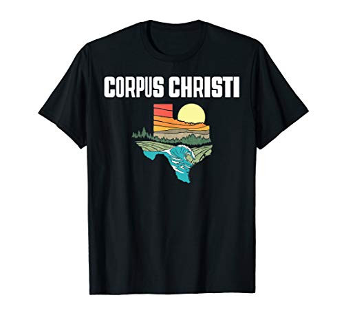Corpus Christi Texas Outdoors Vintage Nature Retro Graphic T-Shirt
