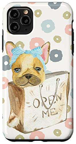 iPhone 11 Pro Max Cute French Bulldog Puppy Phone Case - Dog Lovers Gift Case