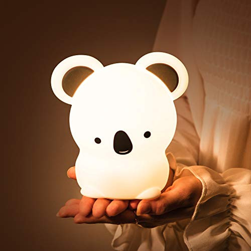 Kids Night Light-Baby Cute Lamp-Bear Silicone Children Teen Girls Toddler Room Nightlight-Nursery Portable Soft Squishy Color Changing Battery Animal Led USB Kawaii Bedroom Light-Koala Birthday Gifts Kids Night Light-Baby Cute Lamp-Bear Silicone Children Teen Girls Toddler Room Nightlight-Nursery Portable Soft Squishy Color Changing Battery Animal Led USB Kawaii Bedroom Light-Koala Birthday Gifts