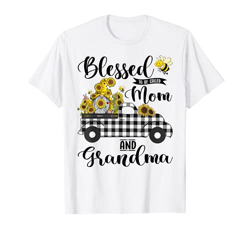 Mom  and  Grandma shirt - Blessed To Be Called Mom And Grandma T-Shirt