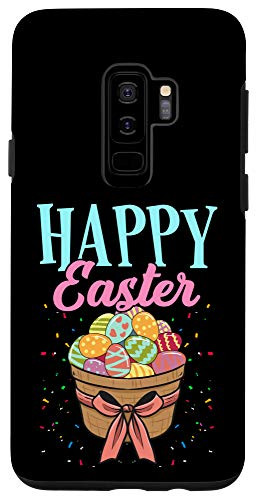 Galaxy S9Plus Happy Easter Basket Full Of Easter Eggs With Bow Easter Case