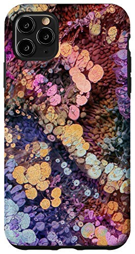 iPhone 11 Pro Max Yellow Orange Red Blue Pink Pattern AEH249 Case