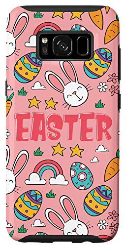 Galaxy S8 Easter Cute Easter Egg Basket Pattern Case