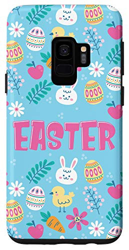 Galaxy S9 Easter Cute Easter Egg Basket Pattern Case