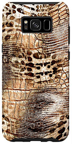 Galaxy S8Plus Brown Orange Black Safari Animal Print Pattern AEH538 Case