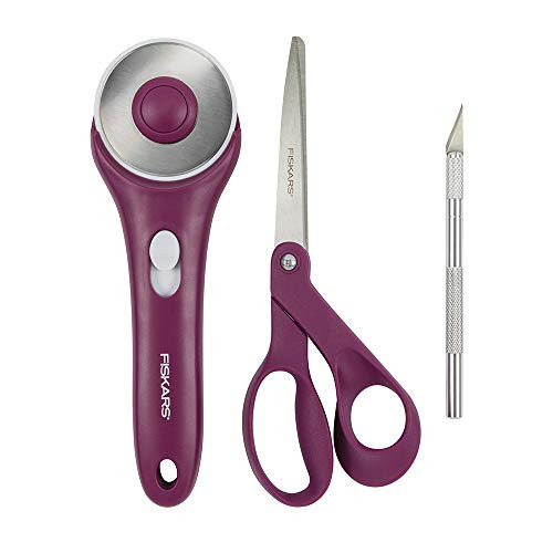 Fiskars Crafts Fiskars Home Decor Sewing Starter Kit -3pc-- Purple 3 Count
