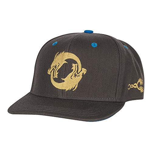 JINX Overwatch Hanzo Dragonstrike Snapback Baseball Hat- Charcoal- Adult Size JINX Overwatch Hanzo Dragonstrike Snapback Baseball Hat- Charcoal- Adult Size