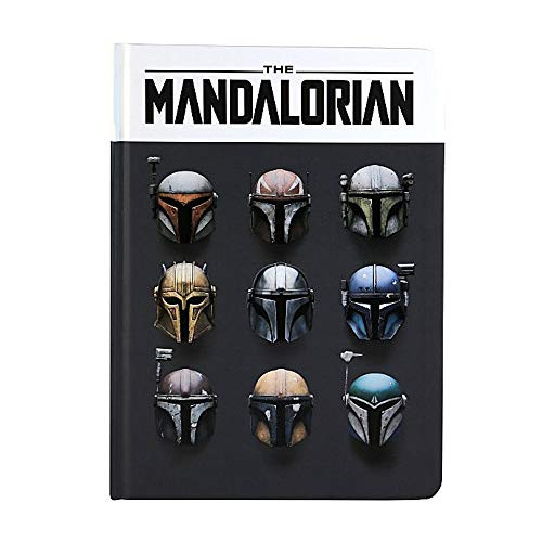 The Mandalorian Helmets A5 Hardback Notebook Journal Note Pad