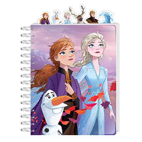 Disney Frozen 2 Journal for Kids Elsa and Anna Diary Spiral Ruled with Tabs