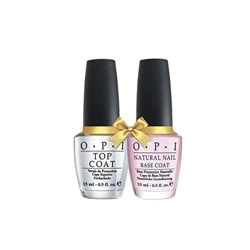 OPI Nail Polish Top Coat- Protective High-Gloss Shine- 0.5 Fl Oz- OPI Nail Polish Base Coat- Natural Nail Polish Base Coat- 0.5 Fl Oz OPI Nail Polish Top Coat- Protective High-Gloss Shine- 0.5 Fl Oz- OPI Nail Polish Base Coat- Natural Nail Polish Base Coat- 0.5 Fl Oz