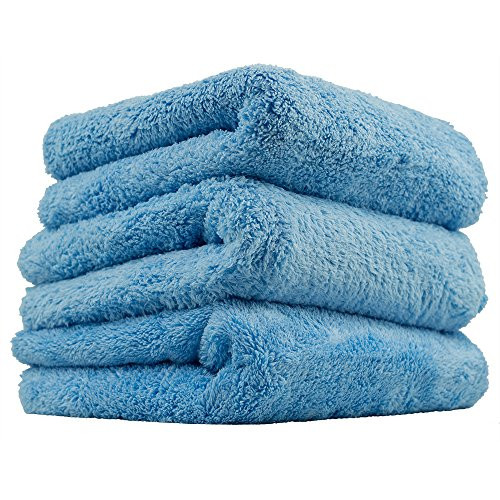 Chemical Guys MIC35003 Edgeless Microfiber Towel- Blue -16 in. x 16 in.- -Pack of 3-