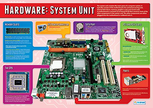 The System Unit | Computer Science Posters | Gloss Paper Measuring 33 x 23.5 | STEM Posters for The Classroom | Education Charts by Daydream Education