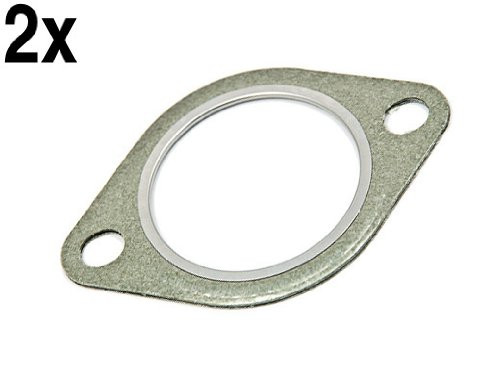 for BMW 6cyl -01-10- Exhaust Manifold Seal -x2- Catylist to Center Muffler