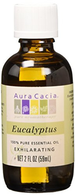 Aura Cacia Exhilarating Eucalyptus 100 percent Pure Essential Oil - 2 Oz Aura Cacia Exhilarating Eucalyptus 100 percent Pure Essential Oil - 2 Oz