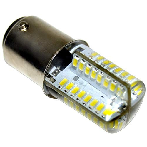 HQRP 110V LED Light Bulb Cool White for Pfaff 1197 / 1209 / 1211 / 1212 / 1213 / 1214 / 1216 / 1217 / 1222 / 1229 Sewing Machine Plus HQRP Coaster