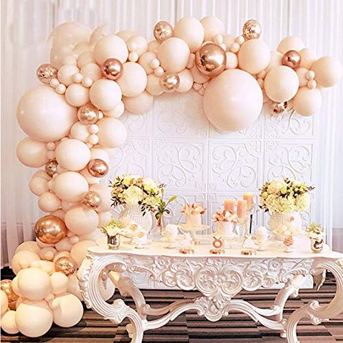 Pastel Orange Balloon Arch Garland Kit-Macaron Orange Balloon Metallic Rose Gold Balloon 134Pcs for Princess Birthday-Baby Shower-Christmas-Holiday-Graduation-Wedding-Bachelorette and New Year's Party. Pastel Orange Balloon Arch Garland Kit-Macaron Orange Balloon Metallic Rose Gold Balloon 134Pcs for Princess Birthday-Baby Shower-Christmas-Holiday-Graduation-Wedding-Bachelorette and New Year's Party.