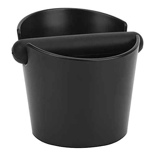 Mini Coffee Knock Box- Black Airtight Coffee Canister Base Adoption Not Easy to Overflow Scrubrication Process Abs