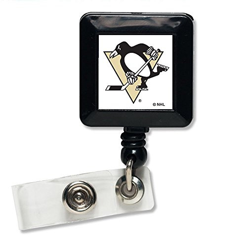 Wincraft NHL Pittsburgh Penguins 13149021 Retractable Badge Holder Wincraft NHL Pittsburgh Penguins 13149021 Retractable Badge Holder