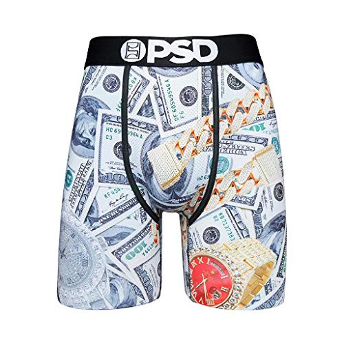 PSD Men's Boxer Brief -Black/Money Shot- M-