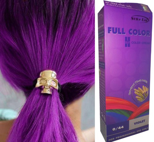 Premium Permanent Hair Colour Cream Dye Goth Cosplay Emo Punk 0/44 VIOLET by Starlist