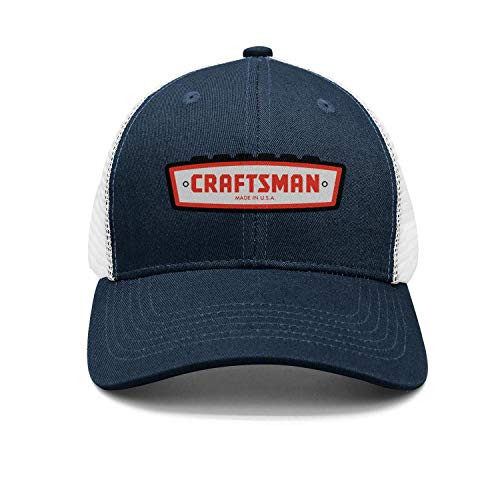 Unisex Dad Cap Trucker-Craftsman-Hat Casual Breathable Baseball Snapback Mesh