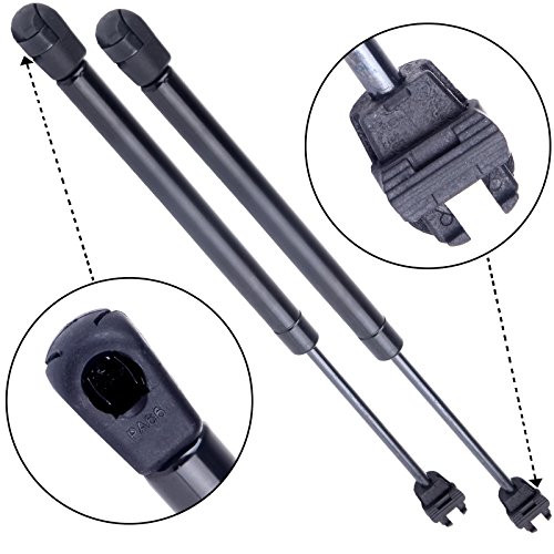 CCIYU Qty-2- 6303 PM1008 SG414051 Lift Supports Struts Replacement Fit for 2005-2010 300 2008-2012 Dodge Challenger 2005-2010 Dodge Charger 2005-2010 Dodge Magnum Hood