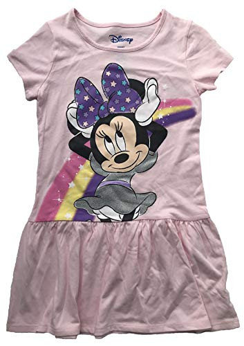 Disney Minnie Mouse Rainbow Girls Dress -Small 6/6X-