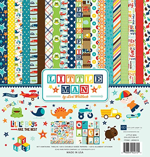 Echo Park Paper Company LM99016 Little Man Collection Kit