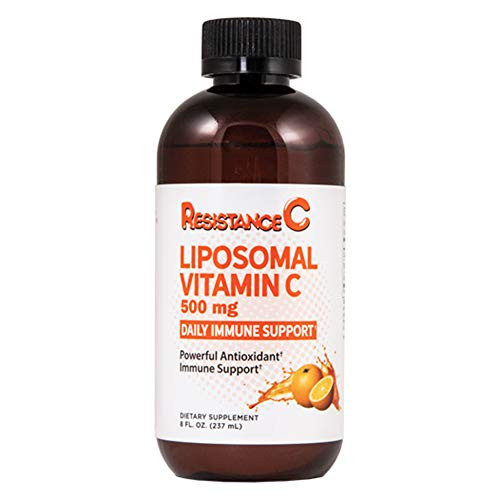 Resistance C Liposomal Vitamin C Liquid 500 mg- High Absorption Vitamin C- Ascorbic Acid- Supports Immune System- Powerful Antioxidant- 47 Servings- 8 Fl Oz