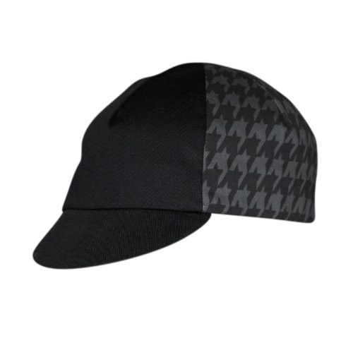 Pace Houndstooth Cycling Cap -Black/Gray-