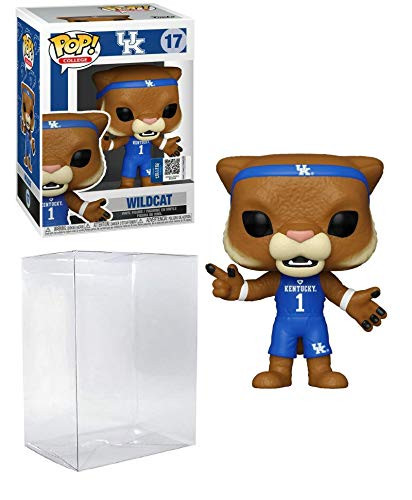 Wildcat University of Kentucky Wildcats Pop 17 College Mascots NCAA Pop Action Figure -Bundled with EcoTek Protector to Protect Display Box-