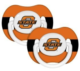 Oklahoma State Cowboys Orange Infant Pacifier Set -2- - 2015 NCAA Baby Pacifiers
