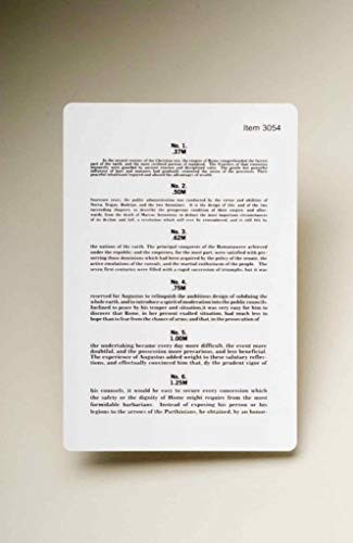 Dukal 3054 Tech-Med Jaeger Eye Chart