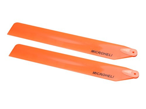 Microheli Plastic Main Blade 133mm -ORANGE- - BLADE 130 S