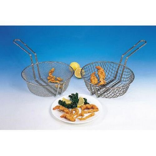 American Metalcraft CBF9 American Metalcraft CBF9 Culinary Basket, Fine Mesh, Tinned Steel, 9" Handle, 9" Diameter, 3" Height, Steel,