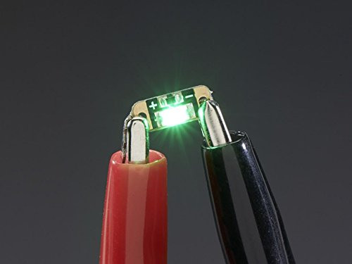 Adafruit LED Sequins - Emerald Green - Pack of 5 -ADA1756-