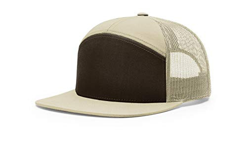 RICHARDSON - Seven-Panel Trucker Cap - 168 - One Size - Brown/Khaki