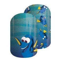 Just Keep Swimming - Jamberry Nail Wraps - Full Sheet