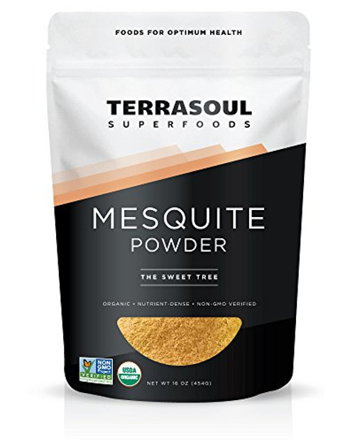 Terrasoul Superfoods Mesquite Powder (Organic), 16 Ounces