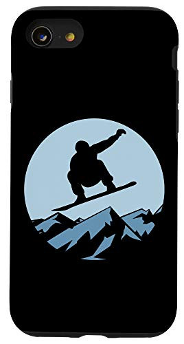 iPhone SE -2020- / 7 / 8 BOARD Snowboard Mountain Flying Board Snowboarder fun Case