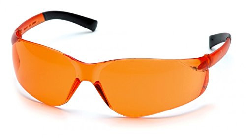 Pyramex Ztek S2510S Safety Glasses Case of 12 -Orange-