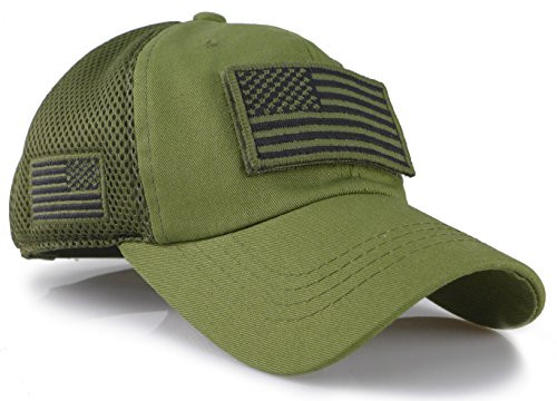The Sox Market Camouflage Constructed Trucker Special Tactical Operator Forces USA Flag Patch Baseball Cap -Army Green- The Sox Market Camouflage Constructed Trucker Special Tactical Operator Forces USA Flag Patch Baseball Cap -Army Green-
